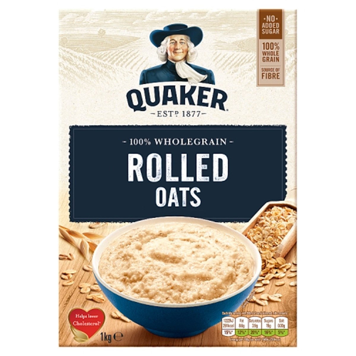 Quaker Rolled Porridge Oats 1kg | SPAR